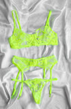 YISM - Neon Green Lingerie