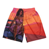 Sun Set - mesh shorts