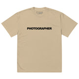 Photographer Oversized faded t-shirt