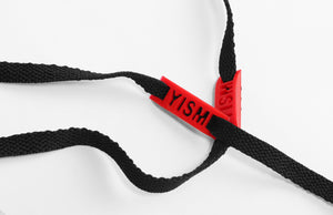 YISM - SHOE LACE TAGS (RED)