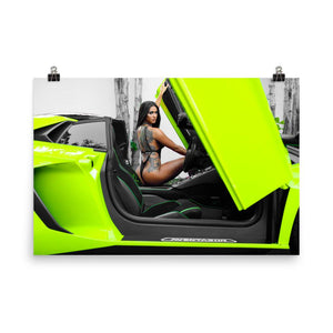 YISM - Melanny Lamborghini Poster