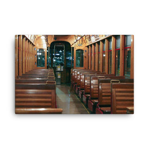 Night on the Trolley - Canvas