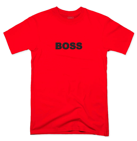 YISM - EMBROIDERED BOSS TEE (BLACK)